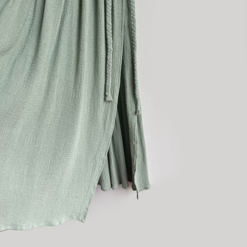 Spiritum Tulum sustainable mint green Izamal bohemian beach coverup dress - Picture 6 of 6